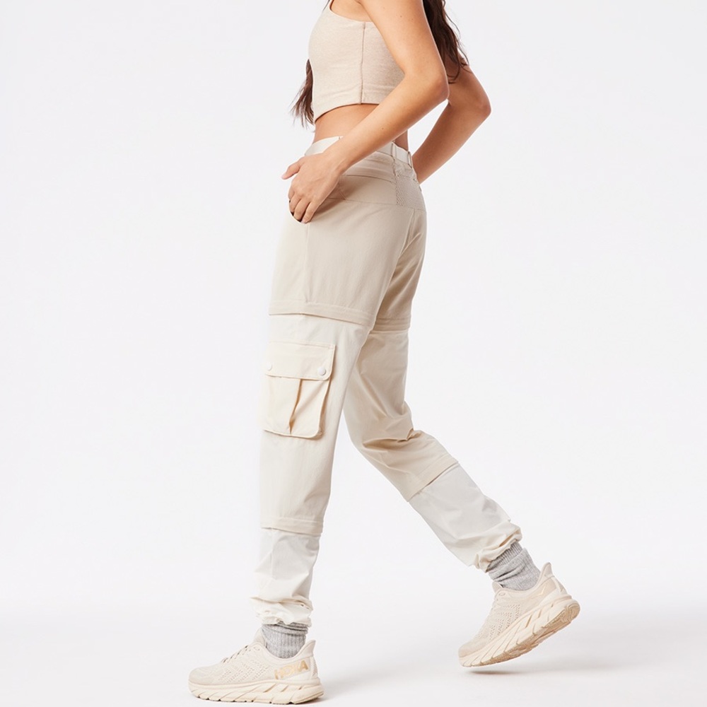 Outdoor Voices Rectrek Zip-Off Pant (Bone)
